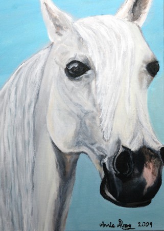 Akrylmålning. Storlek 50x60cm. 